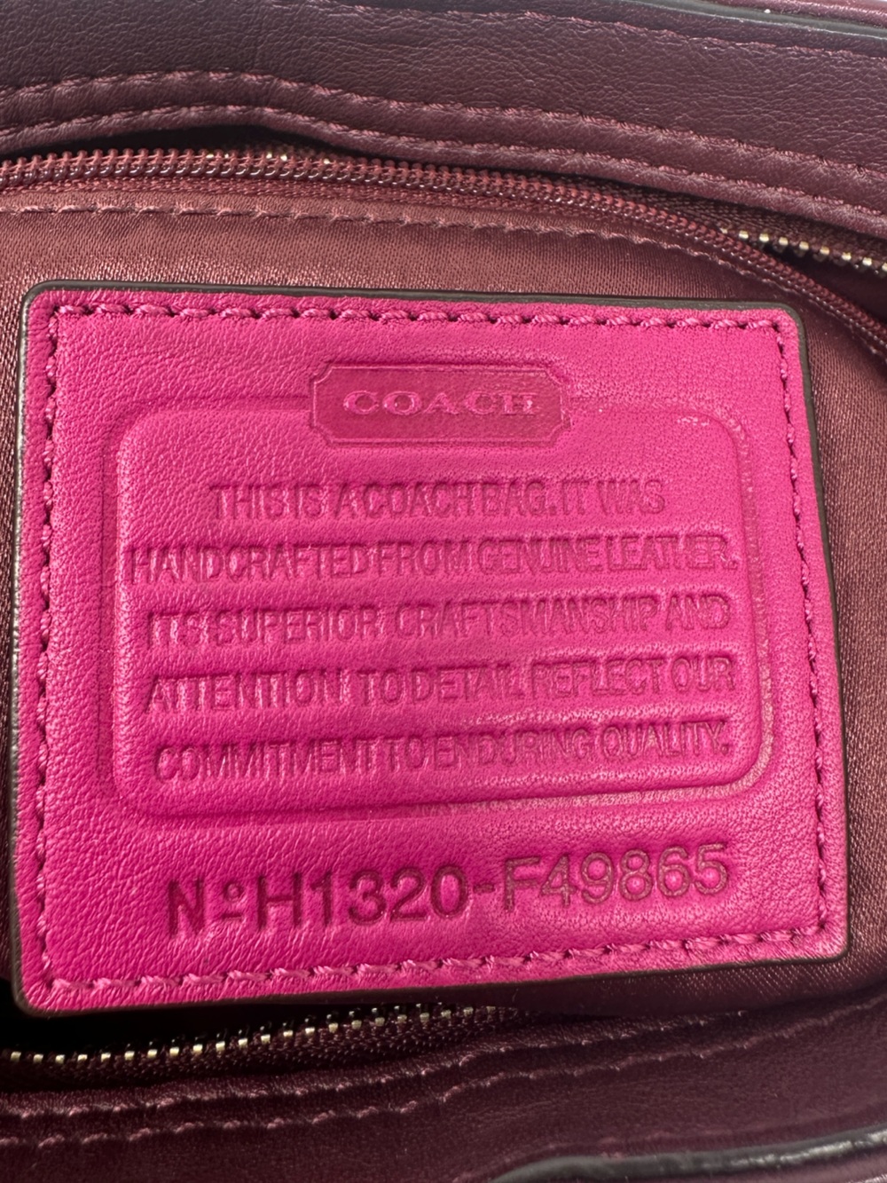 Coach Park Quilted Color-block Mini - Picture 13 of 13
